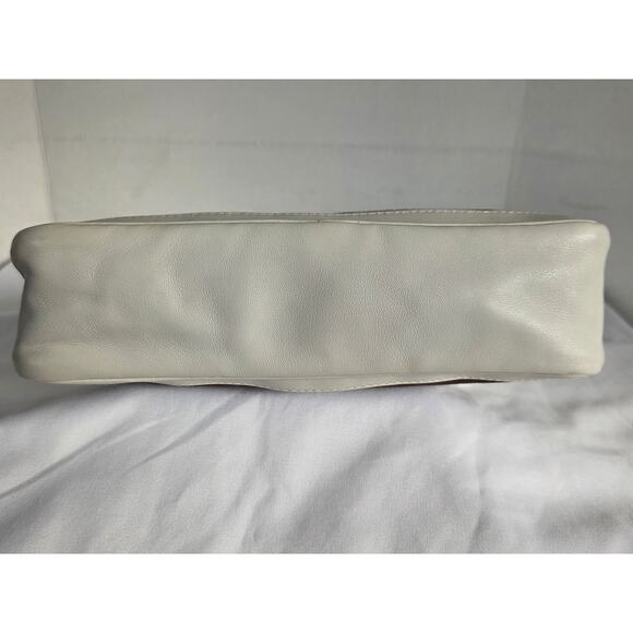 Gucci Web Sherry Line Accessory Pouch Rare Brown Canvas White Leather 92820 - Picture 6 of 15